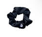 Silky Satin Scrunchie - Black